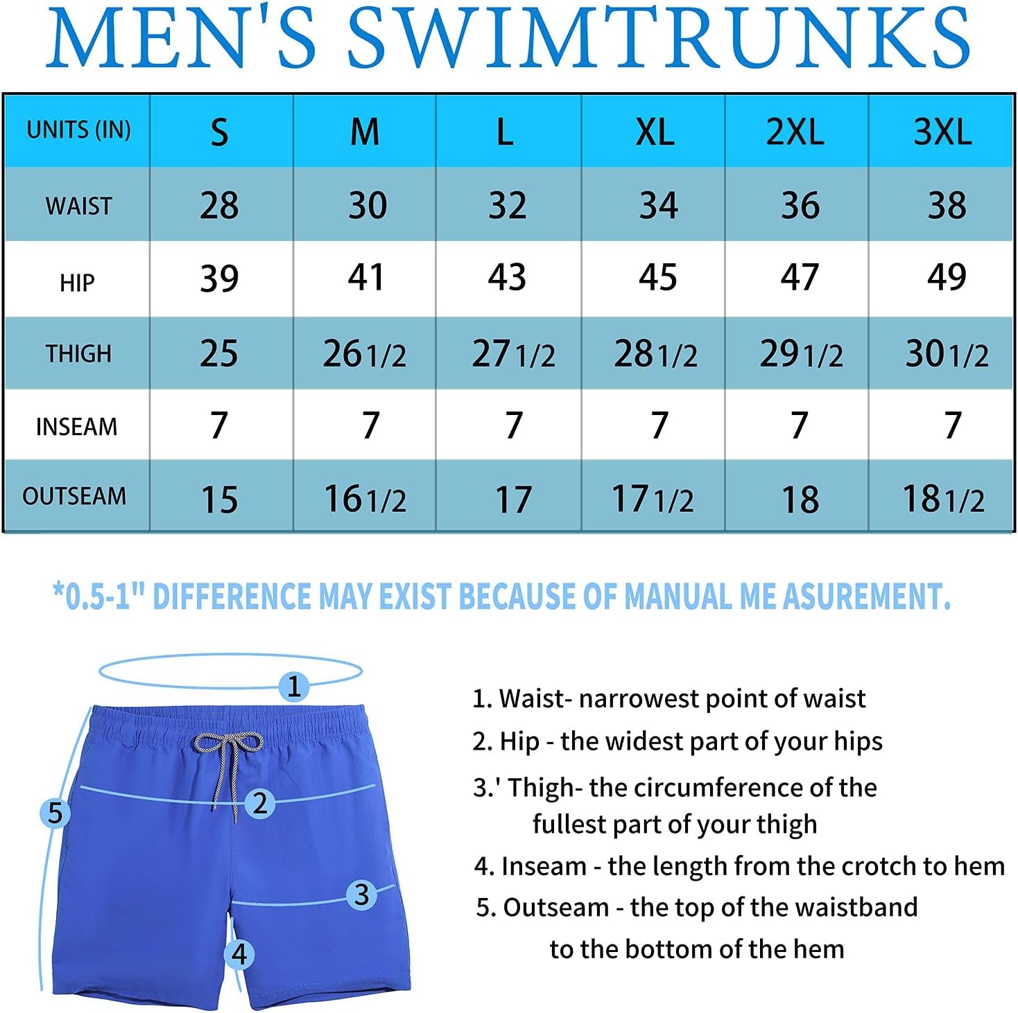 Mens Swim Trunks Quick Dry Swim Shorts with Mesh Lining Funny Beach Shorts