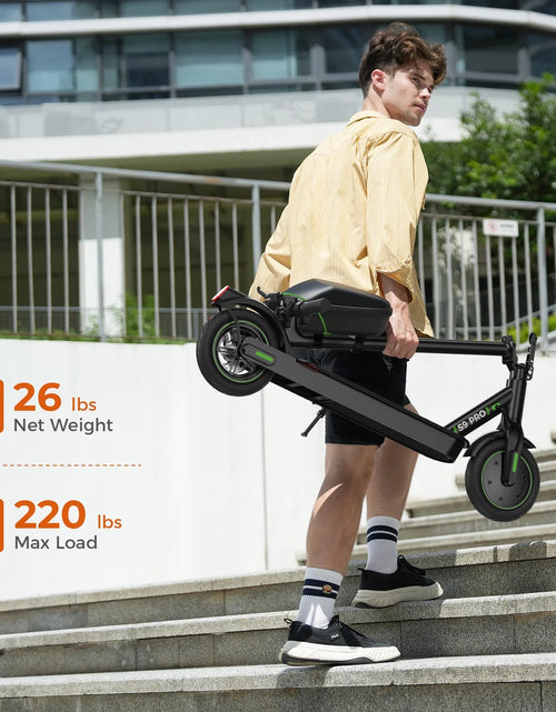 Load image into Gallery viewer, S9Pro Electric Scooter, 18.6 Mph E Scooter, up to 21 Miles Long Range 350W Electric Scooters Adults, Pneumatic Tires with Smart Scooter App
