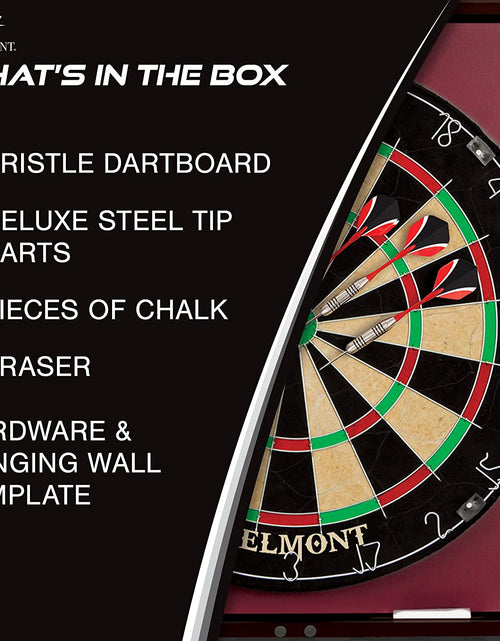 Load image into Gallery viewer, Bristle Dartboard and Cabinet Sets- Features Easy Assembly - Complete with All Accessories
