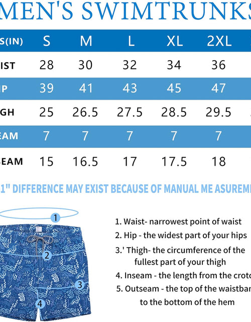 Load image into Gallery viewer, Mens Swim Trunks Quick Dry Swim Shorts with Mesh Lining Funny Beach Shorts
