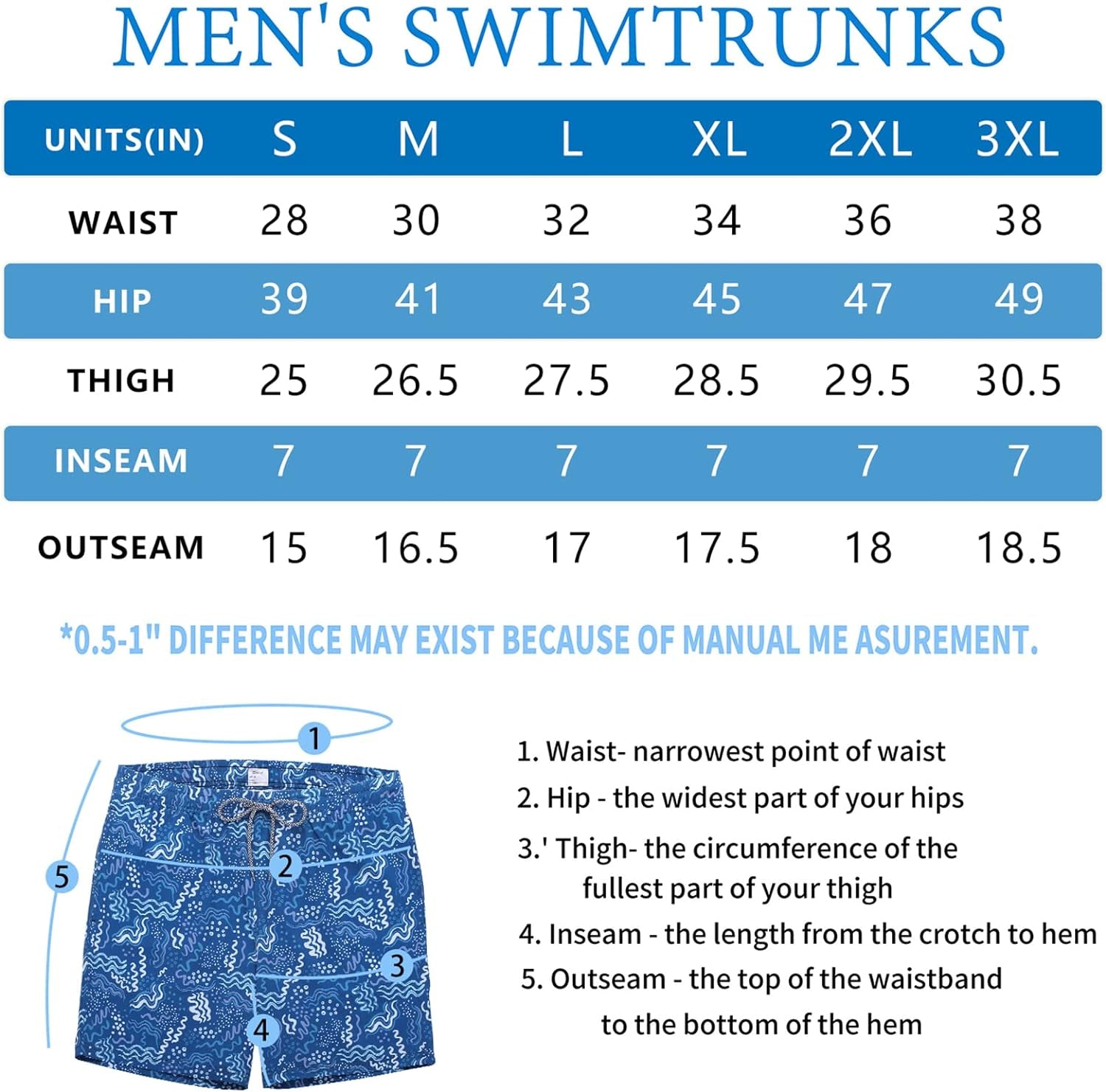 Mens Swim Trunks Quick Dry Swim Shorts with Mesh Lining Funny Beach Shorts