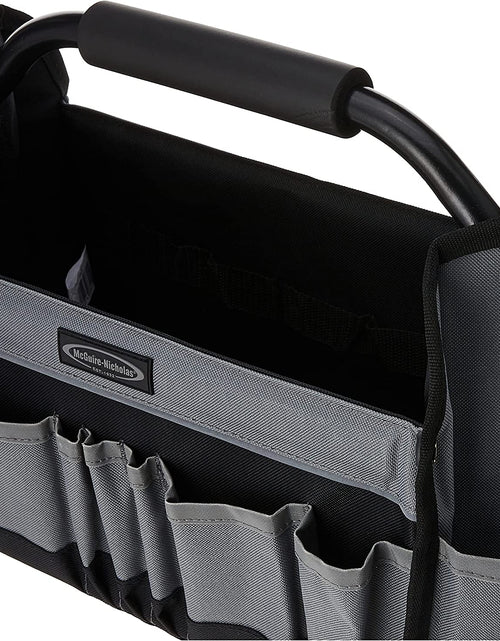 Load image into Gallery viewer, 15&quot; Collapsible Tool Tote, Grey and Black Tool Tote Bag, 22015
