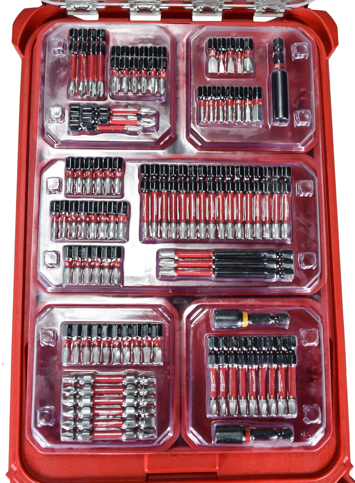 Shockwave Assorted Impact Driver Bit Set Alloy Steel 100 Pc, 1/4 In. Drive X 4 In. L