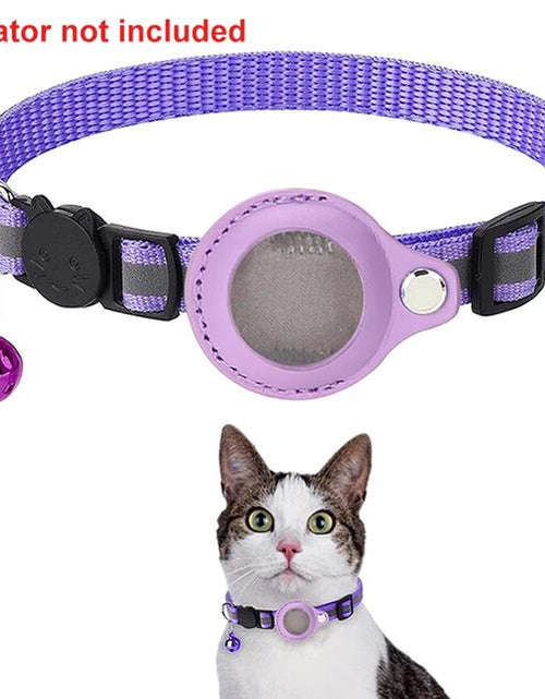 Load image into Gallery viewer, Anti-Lost Pet Cat Collar for the Apple Airtag Protective Tracker anti Lost Positioning Collar Waterproof Reflective Pet Collars
