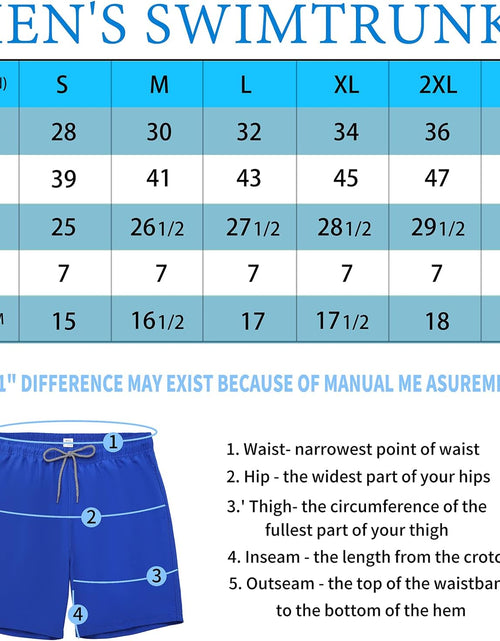 Load image into Gallery viewer, Mens Swim Trunks Quick Dry Swim Shorts with Mesh Lining Funny Beach Shorts
