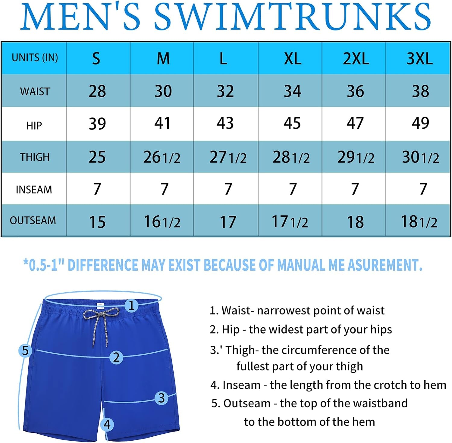 Mens Swim Trunks Quick Dry Swim Shorts with Mesh Lining Funny Beach Shorts